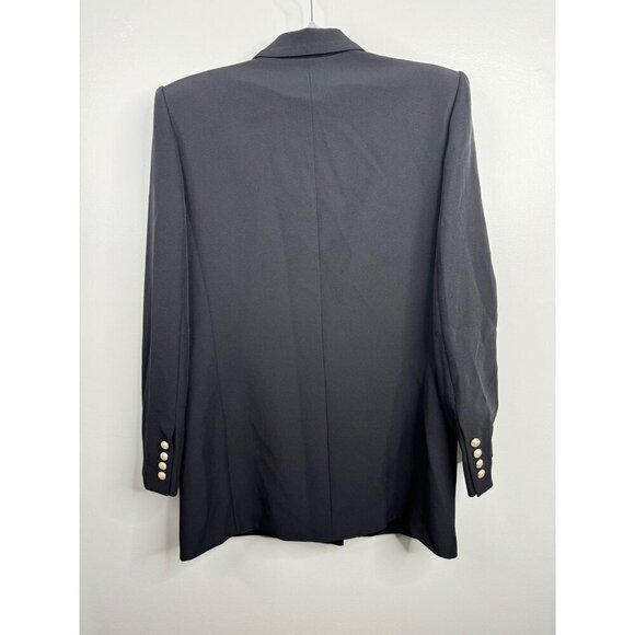 Generation Love Max Crepe Blazer Jacket Black Gold Buttons Size XL NWT $415 - Picture 4 of 4